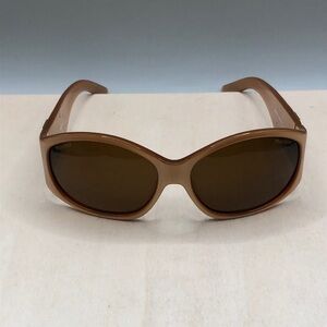 Miu Miu Vintage Caramel Brown Flower Design Sunglasses SMU01E Designer